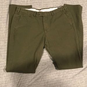 Epaulet men’s cotton canvas pants